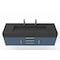 Castello Usa Nile 60" Wall Mounted Blue Vanity With Black Top And Brushed Nickel Handles CB-MC-60BLU-BN-2053-BL - alternate 4
